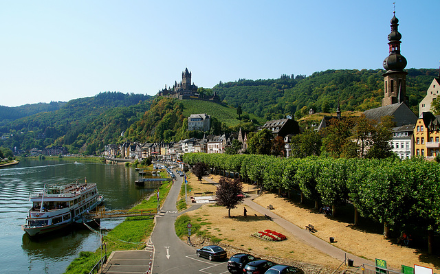 Über Cochem thront die Reichsburg