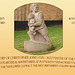 Christopher Jones memorial in the churchyard of Saint Mary's, Rotherhithe, sculpted by Jamie Sergeant in 1995