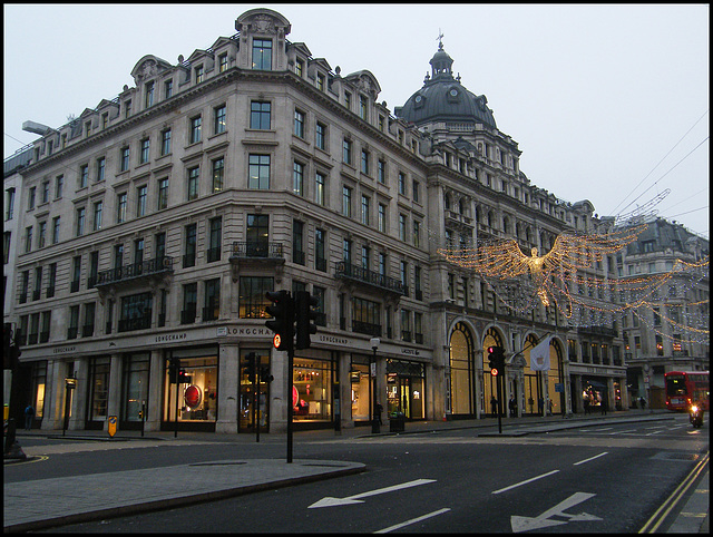Christmas angel in Regent Street