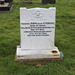 Memorial to John (Jock) Gibbons, General Cemetery, Cemetery Road, Barnsley, South Yorkshire