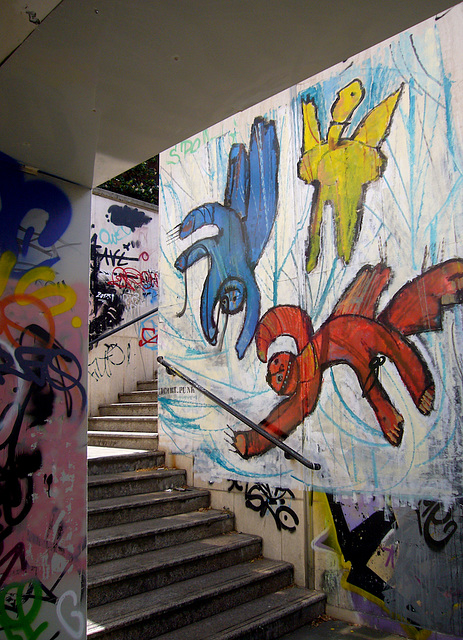 Falling angels underpass