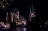 Domplatz Erfurt bei Nacht