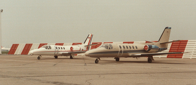 A Citation Pair at Heathrow - 4 May 1985