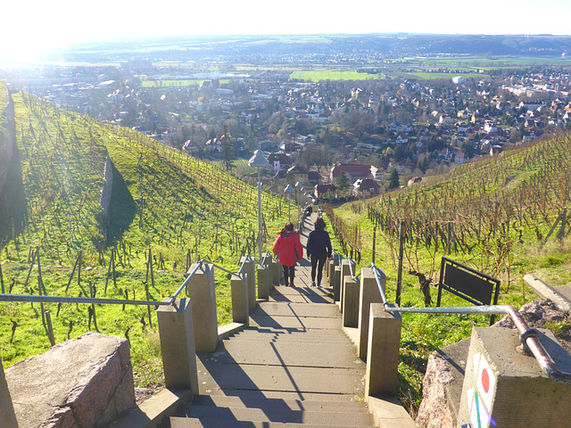 Spaziergang beim 'Spitzhaus' - Radebeul - 6.12.2015