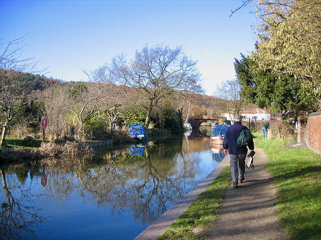 Lichfield Road Bridge on the Birmingham and Fazeley Canal near Hopwas