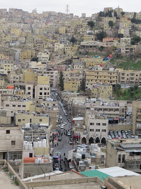 Amman, une ville étagée.