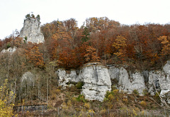 Kalkfelsen im Naturpark Obere Donau