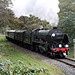 Maunsell SR class V Schools 4-4-0 926 REPTON with 1J65 14:50 Heywood - Rawtenstall at Summerseat ELR 19th October 2019.