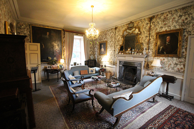 Drawing Room, Traquir House, Borders, Scotland