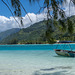 Looking to Moorea from Motu Tihura