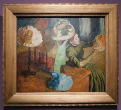 The Millinery Shop by Degas in the Metropolitan Museum of Art, December 2023