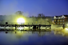 HFF from The river Thames weir at Marlow