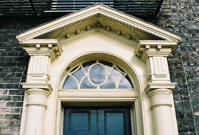 Door detail, South Quay, Great Yarmouth, Norfolk