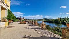 Blick auf den Main in Aschaffenburg.