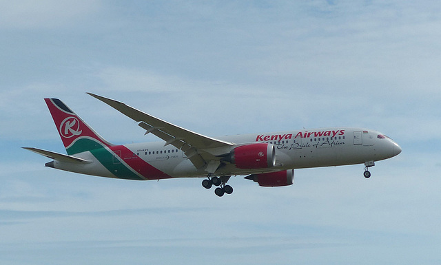 5Y-KZE approaching Heathrow - 7 July 2017