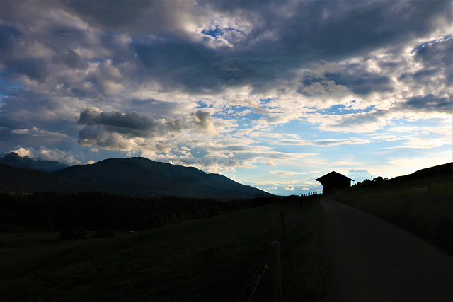 Abendhimmel bei Saulgrub