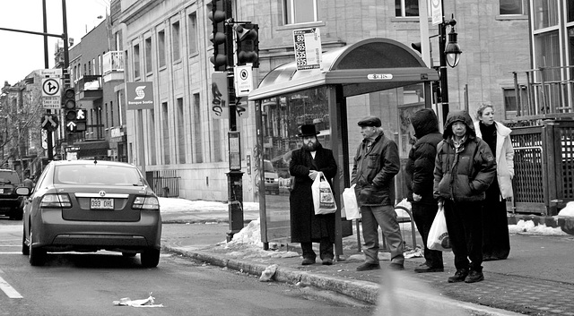 Waiting for the bus