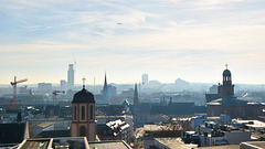 Der Blick über die Dächer von Frankfurt