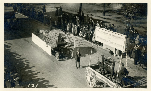 Penn State Engineering Students on Parade, ca. 1910s