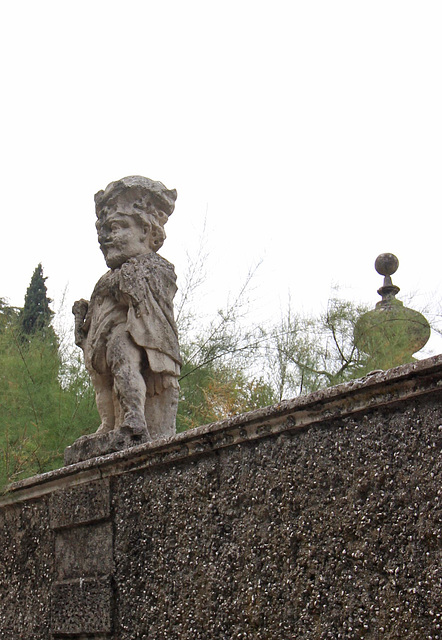 Statue on Garden Wall, Villa Valmarana ai Nani, Vicenza