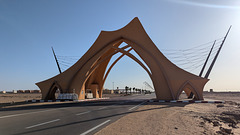 Notre arrivée à Laâyoune / Entering Laâyoune