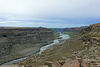 über der Jökulsá á Fjöllum - an der Ostseite vom Dettifoss  (© Buelipix)