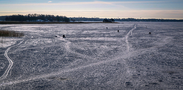 ice fishing