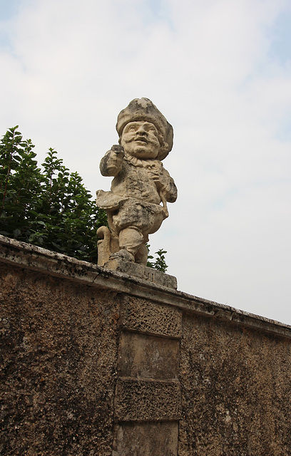 Statue on Garden Wall, Villa Valmarana ai Nani, Vicenza