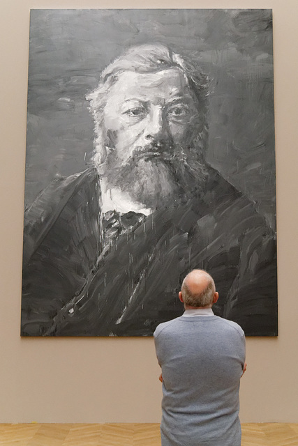 "L'artiste à 58 ans, Gustave Courbet" (Yan Pei-Ming - 2019)