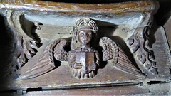 mere church, wilts , c15 angel misericord (1)
