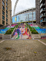 Stairs to Wembley stadium