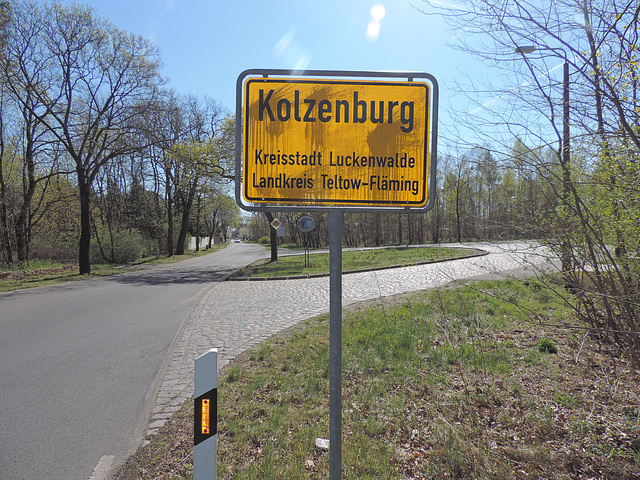 Ortseingang Kolzenburg