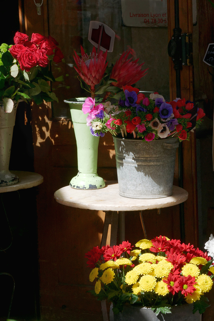 Chez un fleuriste