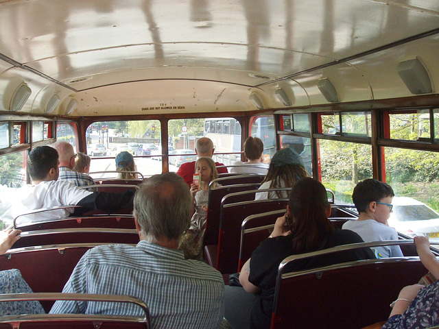 DSCF1411 Former Northampton C T 154 (ANH 154) at the Wellingborough Museum Bus Rally - 21 Apr 2018