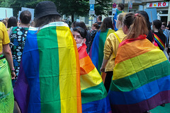 Jugend demonstriert für Gay Rights in Ost-Europa