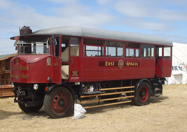 DSCF3470 Sentinel Steam Bus KG 1123 at Weeting - 22 Jul 2018