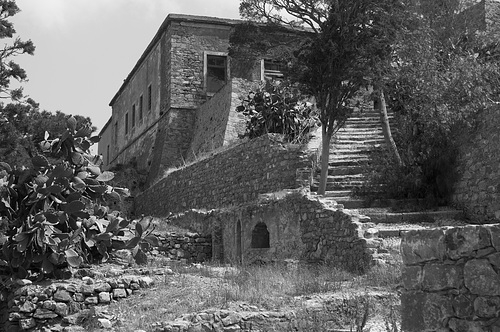 Stairs to the hospital on Spinalonga