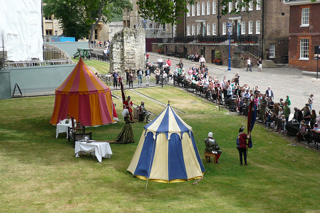 Actors At The Tower Of London