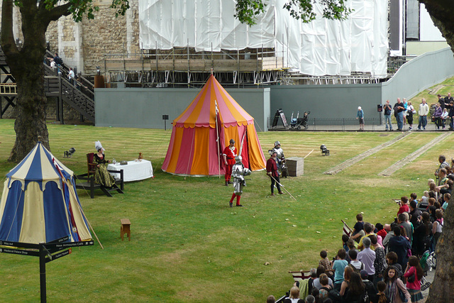 Actors At The Tower Of London