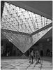 Paris -Louvre Museum- La Pyramide Inversée (The Inverted Pyramid - Arch. Pei ,Cobb, Freed 1993)