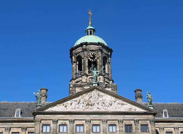 Toren op Paleis op de Dam