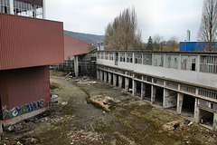 Blick über das alte Werksgelände (Zwiebackfabrik Brandt, Hagen-Westerbauer) / 24.02.2017