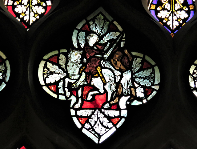 mere church, wilts , c14 glass (3)