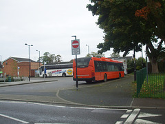 DSCF9992 Mildenhall bus station - 29 Sep 2017