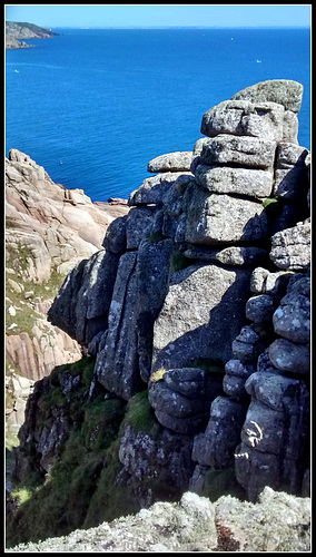 Cornish granite sea-cliff for Pam.