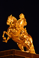 Der Goldene Reiter in Dresden
