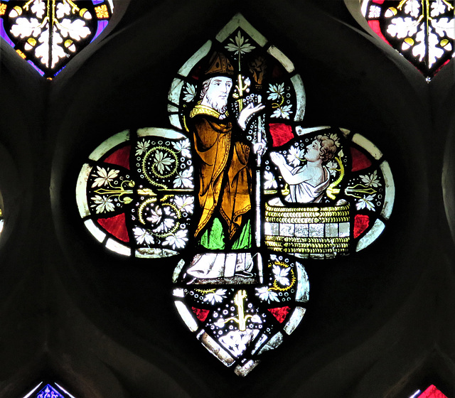 mere church, wilts , c14 glass (4)