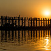 Sonnenuntergang bei der U-Bein-Brücke (© Buelipix)