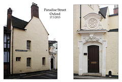 Ornate doorway in Paradise Street - Oxford - 17.3.2015