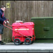 Royal Mail delivery trolley